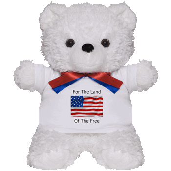 Baby Teddy Bear - Patriotic Design
